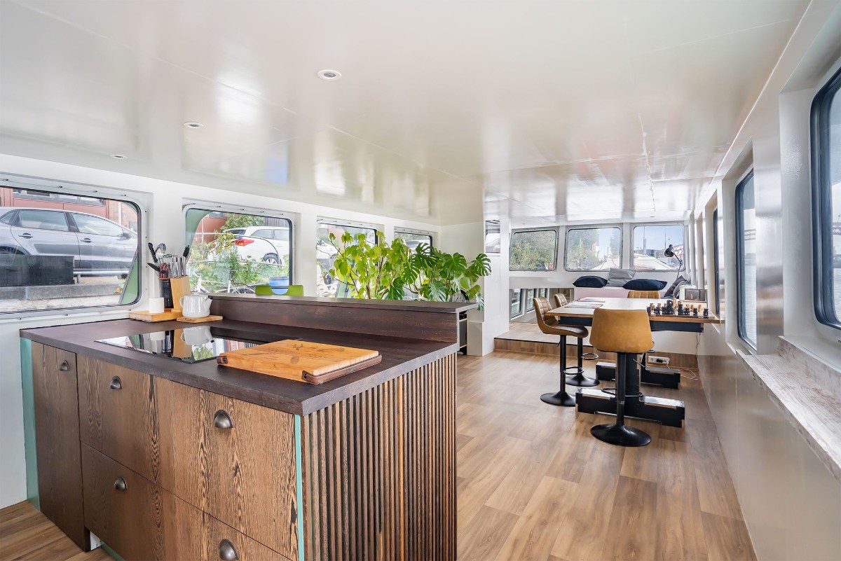 Panamakade 9 1019AX, Amsterdam, Noord-Holland Netherlands, 3 Bedrooms Bedrooms, 5 Rooms Rooms,Houseboat,For Rent,Panamakade,1062