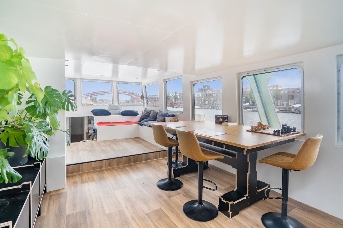 Panamakade 9 1019AX, Amsterdam, Noord-Holland Netherlands, 3 Bedrooms Bedrooms, 5 Rooms Rooms,Houseboat,For Rent,Panamakade,1062