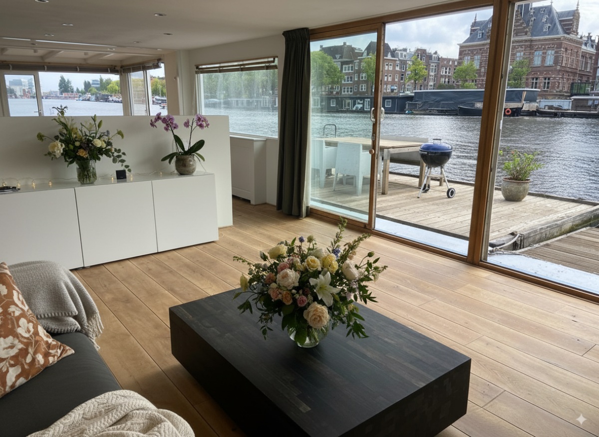 Weesperzijde 1044 1091EG, Amsterdam, Noord-Holland Netherlands, 1 Bedroom Bedrooms, 2 Rooms Rooms,1 BathroomBathrooms,Houseboat,For Rent,Weesperzijde,0,1068